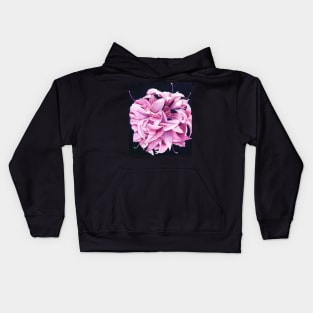 Pink Azalea watercolour painting Kids Hoodie